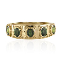 Bague en or et Saphir vert acacia du Queensland (Mark Tremonti)