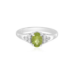 Bague en argent et Péridot