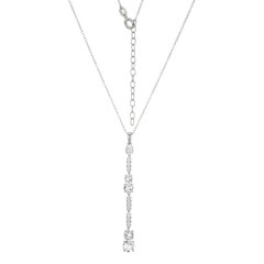 Collier en argent et Topaze blanche (Adela Silber)