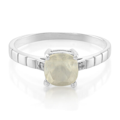 Bague en argent et Orthose