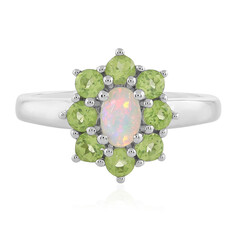 Bague en argent et Opale Welo