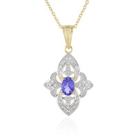 Collier en argent et Tanzanite