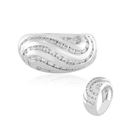 Bague en argent et Zircon (de Melo)