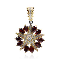 Pendentif en argent et Grenat du Mozambique (Dallas Prince Designs)
