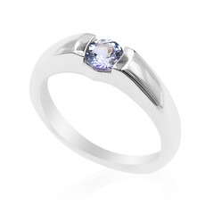 Bague en argent et Tanzanite non chauffée