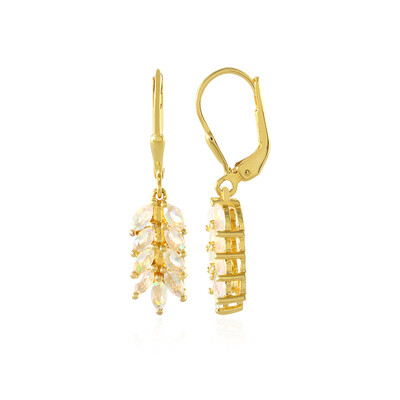 Boucles d'oreilles en argent et Opale Welo
