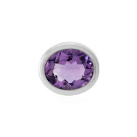 Pendentif en argent et Améthyste Rose de France
