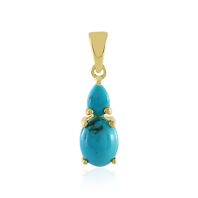 Pendentif en argent et Turquoise arizona