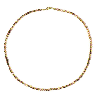 Collier en argent et Hématite dorée
