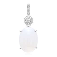 Pendentif en argent et Calcédoine de Turquie