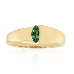 Bague en or et Tsavorite du Kenya AAA