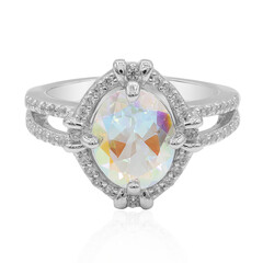 Bague en argent et Topaze Rayon de Lune