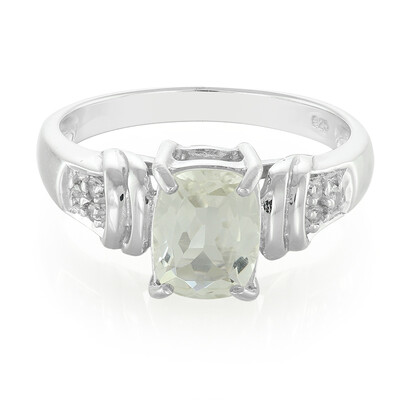 Bague en argent et Orthose