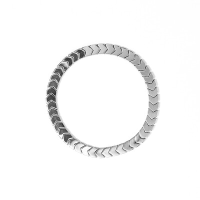 Bracelet et Hématite argentée