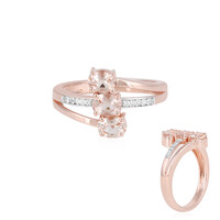 Bague en argent et Morganite