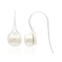 Boucles d'oreilles en argent et Perle de culture d'eau douce (TPC)