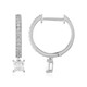 Boucles d'oreilles en argent et Zircon