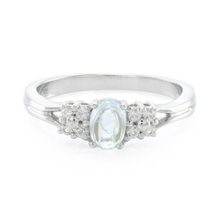 Bague en argent et Tourmaline Paraïba