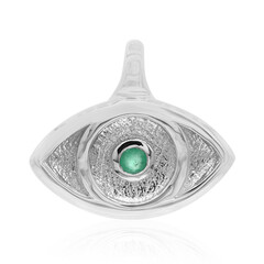 Pendentif en argent et Emeraude de Zambie
