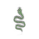 Pendentif en argent et Tsavorite de Tanzanie