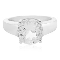Bague en argent et Quartz blanc
