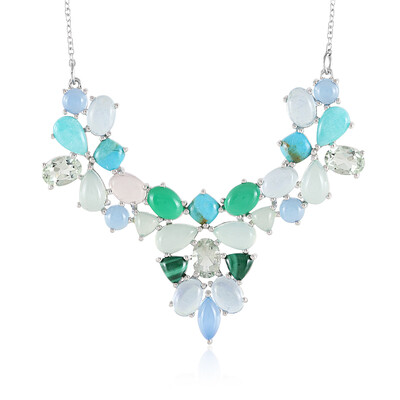 Collier en argent et Amazonite