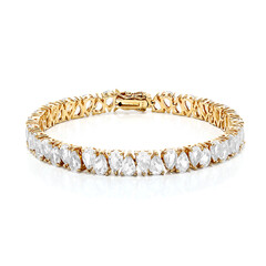 Bracelet en argent et Topaze blanche