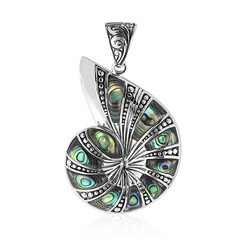 Pendentif en argent et Coquillage d'Abalone (Art of Nature)