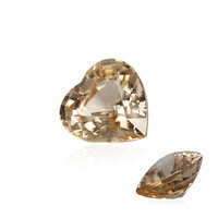  Zircon champagne (gemme et boîte de collection)