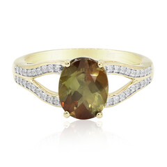 Bague en or et Andalousite