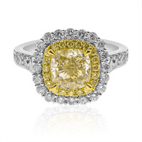 Bague en or et Diamant SI2 jaune (CIRARI)
