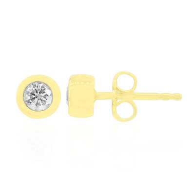 Boucles d'oreilles en argent et Diamant I2 (Annette)