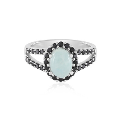Bague en argent et Aigue-marine