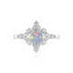 Bague en argent et Opale Welo