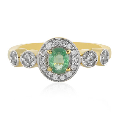 Bague en argent et Kyanite Menthe