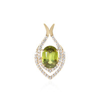 Pendentif en or et Sphène