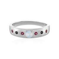 Bague en argent et Opale Welo