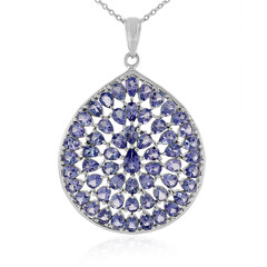 Collier en argent et Tanzanite