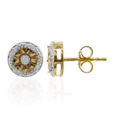 Boucles d'oreilles en argent et Diamant PK (I)