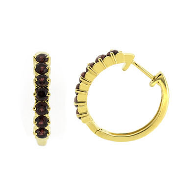 Boucles d'oreilles en argent et Grenat Rhodolite