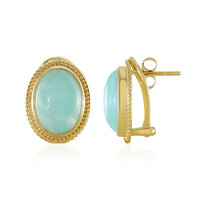 Boucles d'oreilles en argent et Amazonite