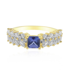 Bague en or et Tanzanite AAA (de Melo)