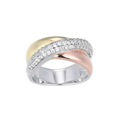 Bague en argent et Zircon