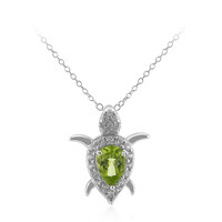 Collier en argent et Péridot de Birmanie