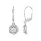 Boucles d'oreilles en argent et Zircon