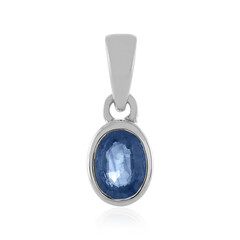 Pendentif en argent et Saphir bleu