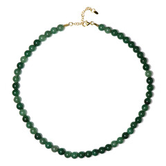 Collier en argent et Aventurine verte