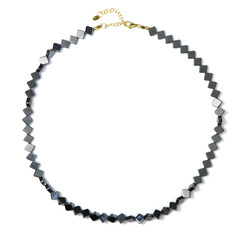 Collier en argent et Hématite noire