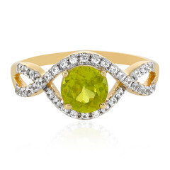 Bague en or et Sphène