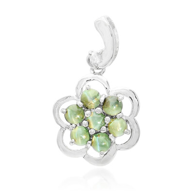 Pendentif en argent et Alexandrite œil-de-chat